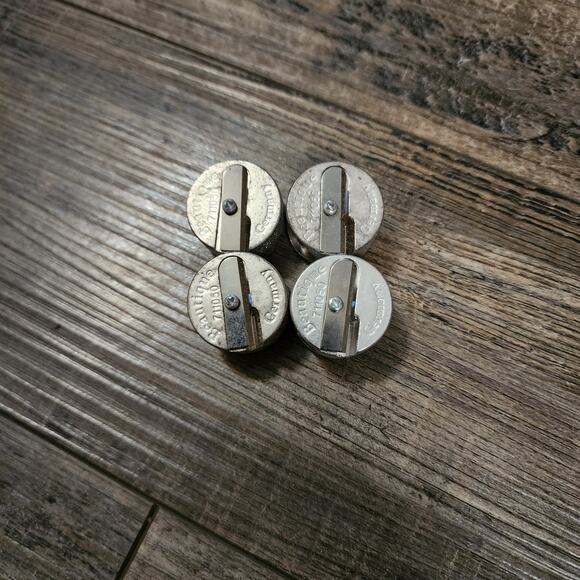 Lot of 4 Beautique metal pencil sharpeners for make up pencils - Picture 1 of 3